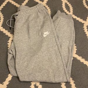 Nike grey jogger sweatpants